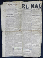 487 ARGENTINA: Newspaper "El Nacional" Of Buenos Aires, 18 September 1888, 2 Pages - Sonstige & Ohne Zuordnung