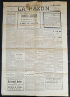488 ARGENTINA: Newspaper "La Razón" Of Chivilcoy, 18 February 1921, Edition Of 6 Pages, V - Other & Unclassified