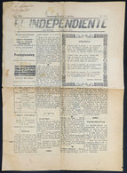 489 ARGENTINA: Weekly Newspaper "El Independiente" Of Guatraché, 2 February 1931, 2 Pages - Other & Unclassified