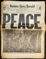 491 ARGENTINA: Newspaper "Buenos Aires Herald", 6 June 1944, 36 Pages, Featuring The End - Autres & Non Classés