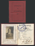 536 ARGENTINA: Old Drivers Licence Issued In March 1916, Hard Covers, VF Quality - Autres & Non Classés