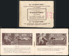 555 ARGENTINA: Advertising Brochure Of "Parisviril" (sexual Accesory) Sold By Ortopedia M - Autres & Non Classés