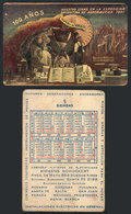 564 ARGENTINA: Siemens Pocket Calendar Commemorating The Centenary Of The Company, Argent - Autres & Non Classés