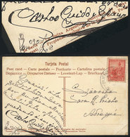 582 ARGENTINA: GUIDO Y SPANO Carlos (1827-1918), Poet, Dedicated Autograph On Postcard Wi - Autres & Non Classés