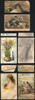 588 ARGENTINA: 5 Postcards With Autographs Of Famous Persons Of Early XX Century (Rafael - Other & Unclassified