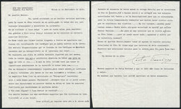 604 ARGENTINA: PANIZZA Hector: Composer And Conductor, Letter Written In Milano In 1950 T - Autres & Non Classés
