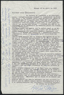607 ARGENTINA: PANIZZA Hector: Composer And Conductor, Letter Written In 1958 To His Frie - Autres & Non Classés