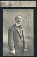 623 ARGENTINA: ROLDÁN Belisario (1873/1922), Politician, Journalist, Playwright, His Auto - Other & Unclassified