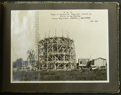 641 ARGENTINA: OBRAS SANITARIAS: Album With 42 Photographs (circa 1930) Showing The Const - Autres & Non Classés