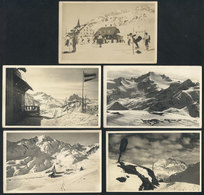648 AUSTRIA: SKI Center In St. Christoph Am Arlberg, 5 Old PCs Of VF Quality. - Other & Unclassified