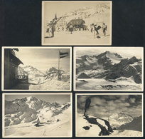 648 AUSTRIA: SKI Center In St. Christoph Am Arlberg, 5 Old PCs Of VF Quality. - Sonstige & Ohne Zuordnung