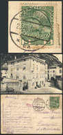 650 AUSTRIA: MEZOLOMBARDO: Caffe Al Piaz, Used In 1923, With GOOD POSTMARK! - Other & Unclassified