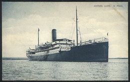 651 AUSTRIA: Ship "Praga", Osterreichischer Lloyd, Unused, With Minor Defects Due To Humi - Sonstige & Ohne Zuordnung