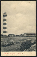 662 BARBADOS: South Point Lighthouse, With Light Fold Else VF Quality! - Barbades