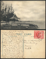 666 BARBADOS: View Of Hastings Rocks And Music Kiosk, Used, VF Quality! - Barbados