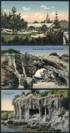 688 BERMUDA: 3 Old PCs With Good Landscape Views, Unused, VF Quality - Bermuda