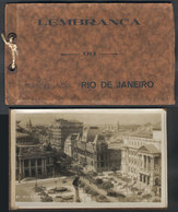 714 BRAZIL: RIO DE JANEIRO: Old Souvenir Folder With 7 PCs, Nice Views - Other & Unclassified