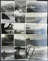 767 CHILE: Lot Of 15 Old Postcards, Some Real Photo PCs, Very Good Views, Very Handsome, - Chile