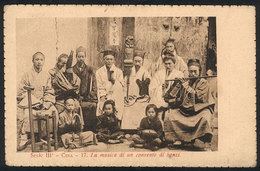 774 CHINA: Group Of Musicians At A Convent, Unused, Edited By The Institute Of Foreign Mi - China