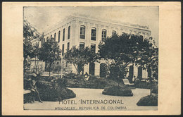 780 COLOMBIA: Hotel Internacional In Manizales, Dated 1923, VF Quality - Colombie