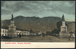 784 COLOMBIA: BOGOTA: Colón Avenue, Ed. Librería Colombiana, Dated 1908, VF Quality! - Colombie