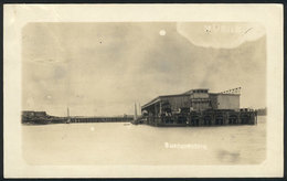 788 COLOMBIA: BUENAVENTURA: View Of The Dock, Real Photo PC Used In 1923, Fine - Colombie