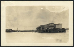 788 COLOMBIA: BUENAVENTURA: View Of The Dock, Real Photo PC Used In 1923, Fine - Colombia