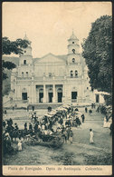 796 COLOMBIA: ENVIGADO: View Of The Church And Square With Market Stalls, Minor Defects, - Colombia