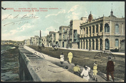 817 CUBA: HAVANA: Modern Buildings In Gulf Avenue, Dated 1910, VF Quality! - Cuba