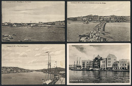 838 CURACAO: CURAÇAO: 4 Old Postcards With Good Views, Unused, VF Quality! - Curaçao