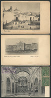 848 ECUADOR: 3 PCs With Varied Views Of QUITO, Some Very Old, One With Minor Defects. - Equateur