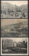 877 SPAIN: MALAGA: 3 Old Postcards With Interesting Views: Plaza De La Constitución, Bull - Otros & Sin Clasificación