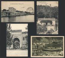 878 SPAIN: PALMA DE MALLORCA: 4 Old Postcards With Interesting Views: Puerta Del Mercado - Autres & Non Classés