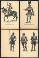 886 SPAIN: Royal Armor, Editor Hauser Y Menet, 19 Old PCs, Unused, Fine To VF Quality - Autres & Non Classés