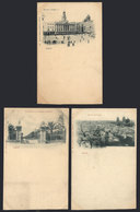 904 SPAIN: CÁDIZ: 3 Old PCs (circa 1900), Edited By Romo & Füssel, Unused, Fine To VF Qua - Autres & Non Classés