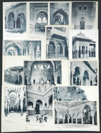908 SPAIN: GRANADA: 10 Postcards Circa 1905, Unused, Good Views Of The Alhambra, Also Inc - Otros & Sin Clasificación