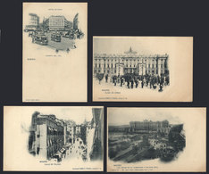 912 SPAIN: MADRID: 9 Old PCs (circa 1900), Edited By Romo Y Füssel (1 By Hauser Y Menet), - Otros & Sin Clasificación