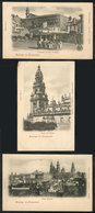 918 SPAIN: SANTIAGO DE COMPOSTELA: 3 Old PCs (circa 1900), Edited By Librería Religiosa, - Other & Unclassified