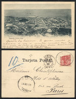 920 SPAIN: TENERIFE: Puerto Cruz, Sent To Paris In 1902 With German Postage (damaged Stam - Sonstige & Ohne Zuordnung