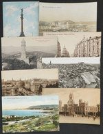 928 SPAIN: 8 Old Postcards (2 UseD), Nice Views, VF General Quality - Otros & Sin Clasificación