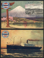 937 UNITED STATES: Pacific Mail Steamship Co.: On Board SS "Siberia" And Honolulu + SS "M - Sonstige & Ohne Zuordnung