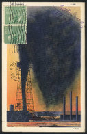 939 UNITED STATES: Oil Gusher, Petroleum, Sent To Argentina In 1939, VF Quality - Autres & Non Classés