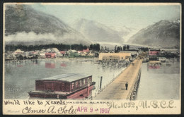 940 UNITED STATES: VALDEZ (Alaska): General View, Ed. Kern, Sent To Buenos Aires In 1907, - Autres & Non Classés