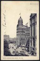 943 UNITED STATES: NEW YORK: Park Row, Ed. Illustrated Postal Card Co., Sent To Argentina - Autres & Non Classés