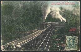 947 UNITED STATES: Train On Dollar Hide Trestle On The Siskiyou Grade, Train Going Up Gra - Autres & Non Classés