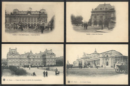 975 FRANCE: PARIS: 22 Old PCs With Very Good Views (circa 1900), Almost All Unused, VF Ge - Autres & Non Classés