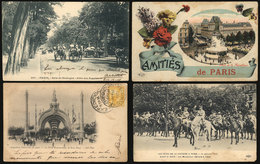 982 FRANCE: PARIS: 12 Old Cards, Very Good Views, Most Unused, VF General Quality! - Autres & Non Classés