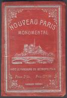 989 FRANCE: Old Map Of Paris, Very Fine Quaity, Very Decorative! - Autres & Non Classés