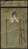 999 FRANCE: BERNHARDT Sarah, Actress, Her Autograph On Postcard Used In Argentina In 1905 - Other & Unclassified