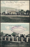 1043 HAITI: PORT AU PRINCE: Views Of The National Palace, Dated 1912, With Minor Defects - Haiti
